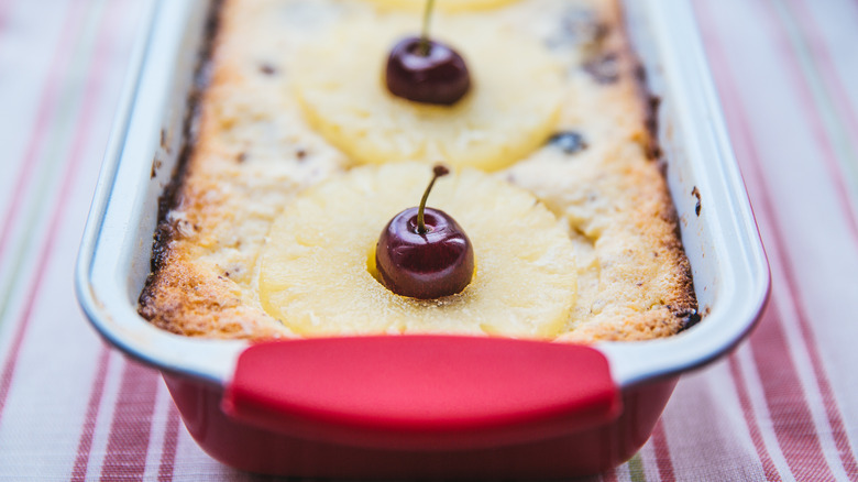 Pineapple and cherry cake