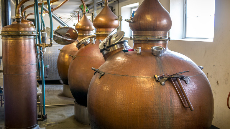 copper pot stills