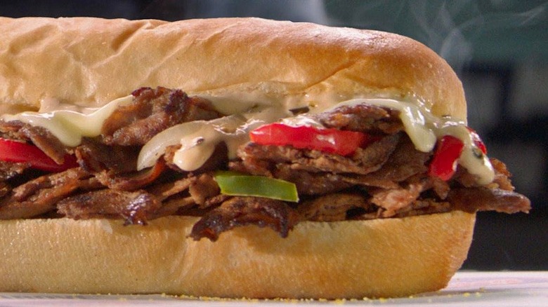 Jersey Mike's mushroom cheese steak at Point Pleasant shop