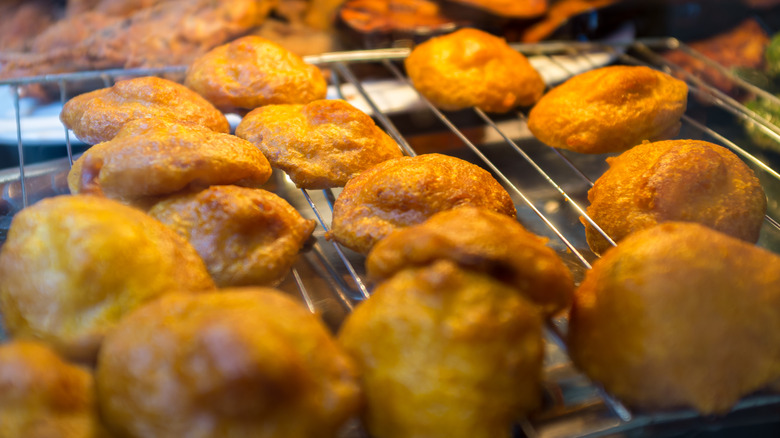 moroccan potato cakes cooling