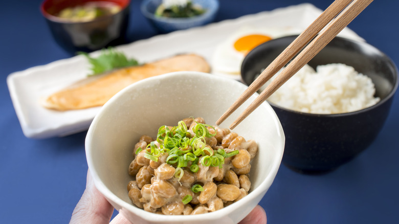 natto soybeans for breakfast