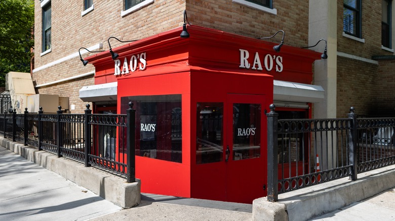 Rao's restaurant storefront