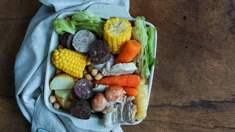 elements of a meat stew