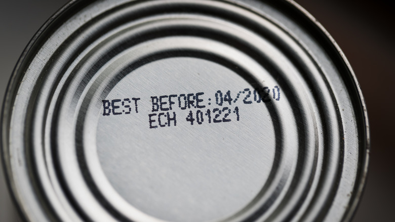 Closed dating on a can