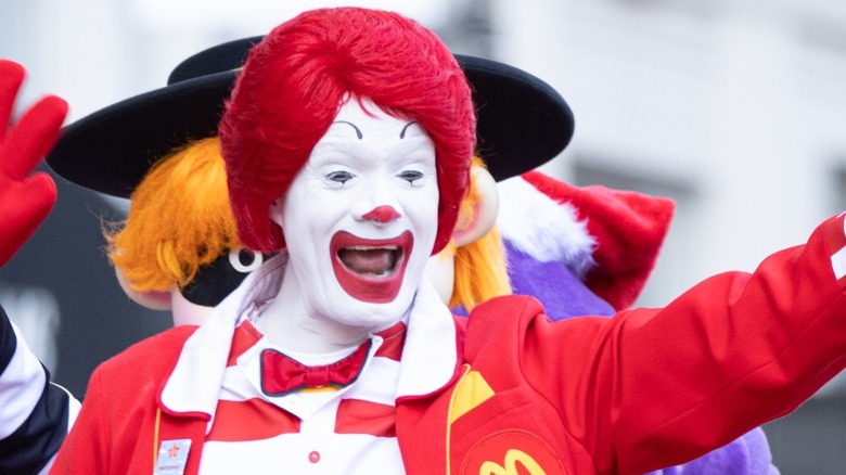 Ronald McDonald in parade