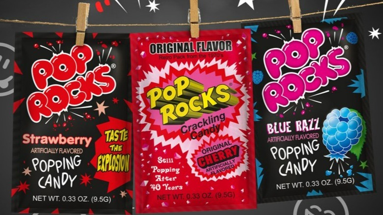 Packages of Pop Rocks