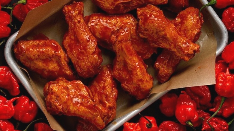 spicy red wings from Buffalo Wild Wings