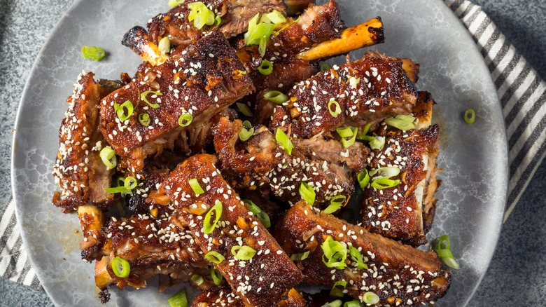 Korean barbecue ribs