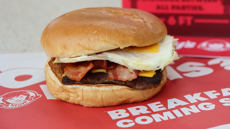 Wendy's breakfast sandwich