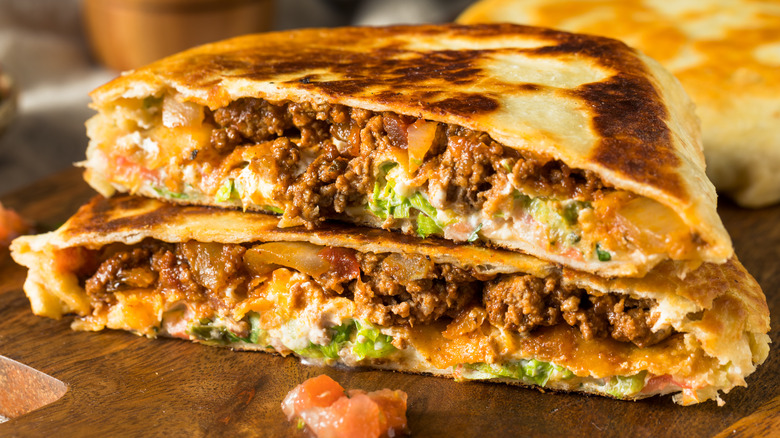 Beef quesadilla