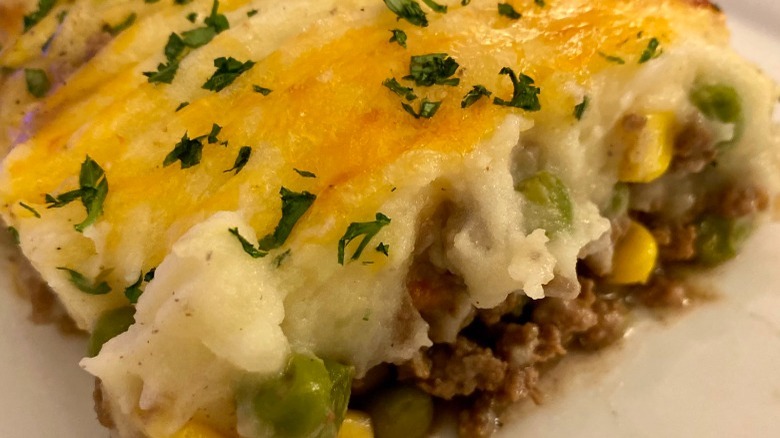 A slice of Shepherd's pie