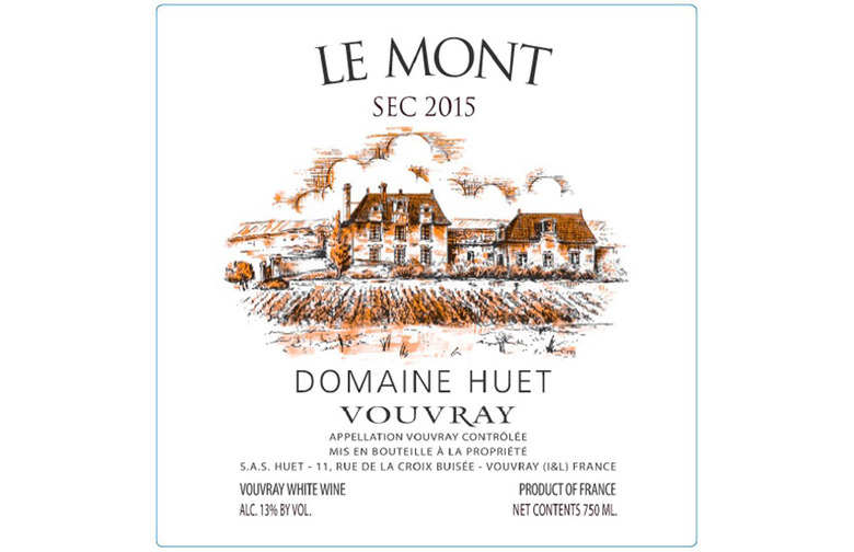 Domaine Huet Le Mont Vouvray Sec 2015 ($38)