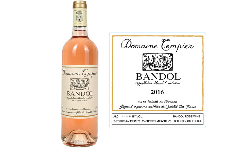 Domaine Tempier Bandol Rosé 2016 ($42)