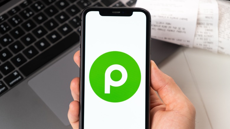 Publix logo on phone screen