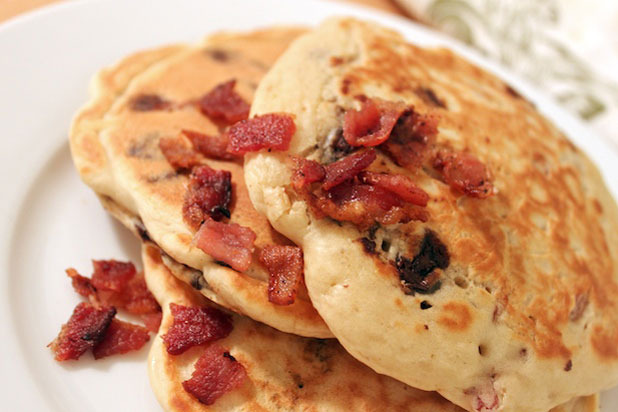 2. If She Loves Bacon...and Has a Hearty Appetite: Bacon and Cheddar Pancakes