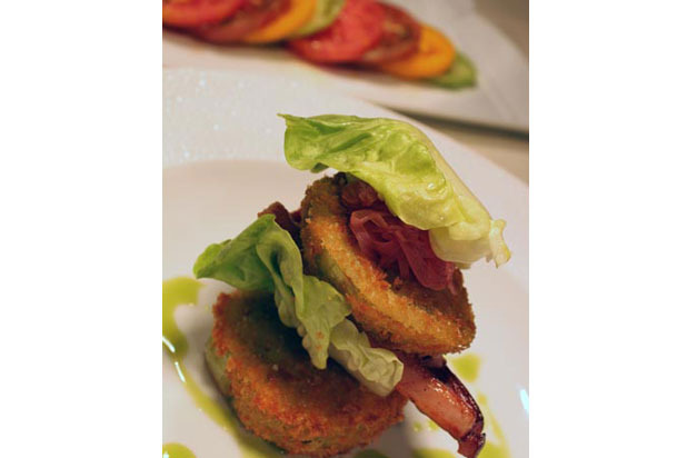 6. If She's From the South: Fried Green Tomato BLTs