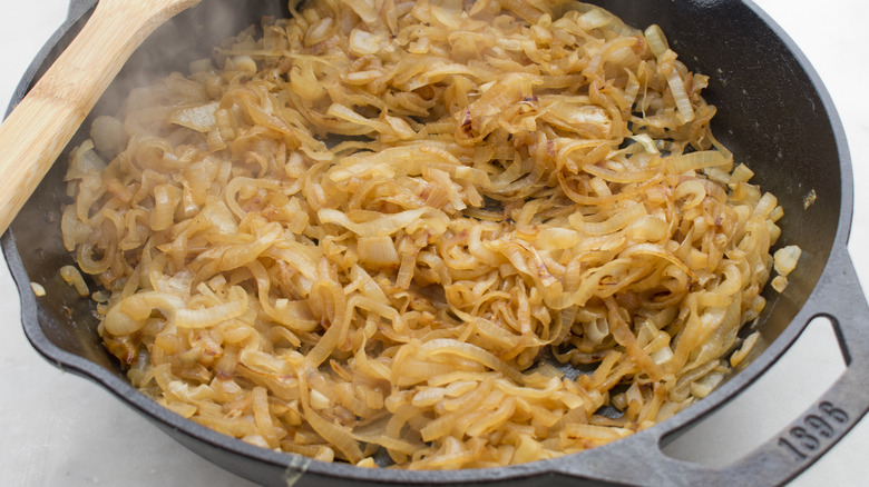 caramelizing onions