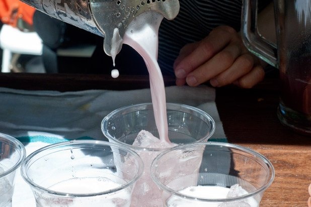 Smoky Fruit Punch Cocktail