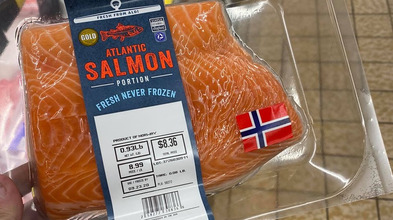 Aldi fresh salmon