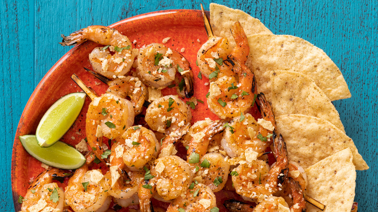 Tostitos chips with shrimp