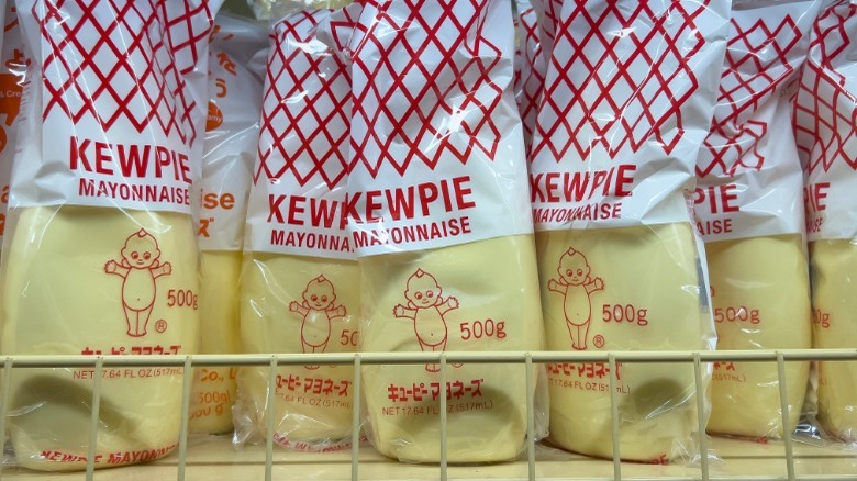 Bottles of mayo for sale