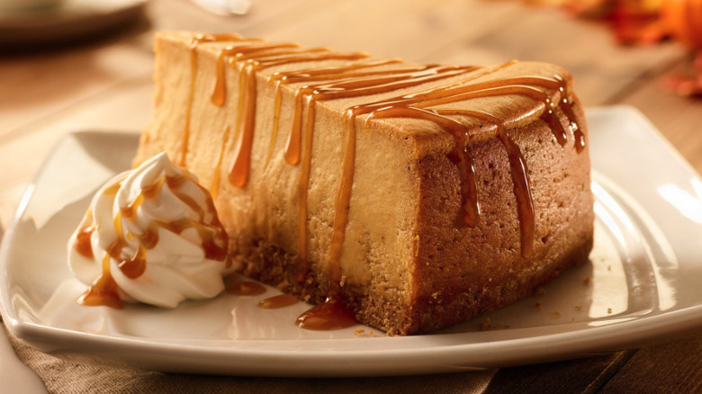 Pumpkin Cheesecake from Olive Garden