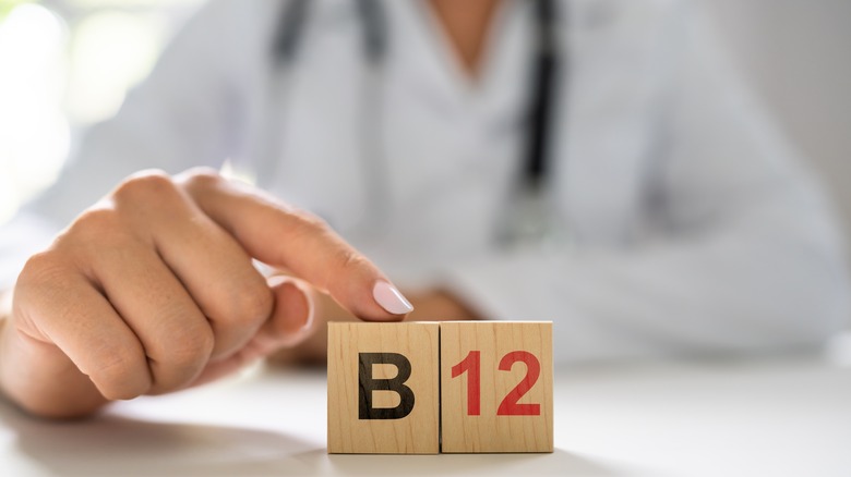 Doctor points to B12 blocks