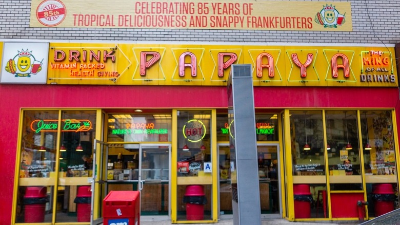 Papaya King storefront