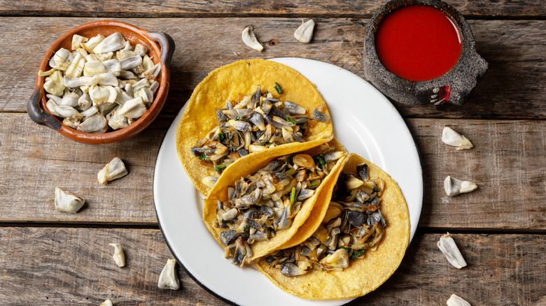 Huitlacoche tacos