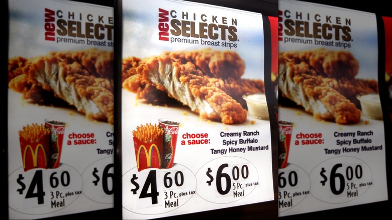 Chicken selects ad