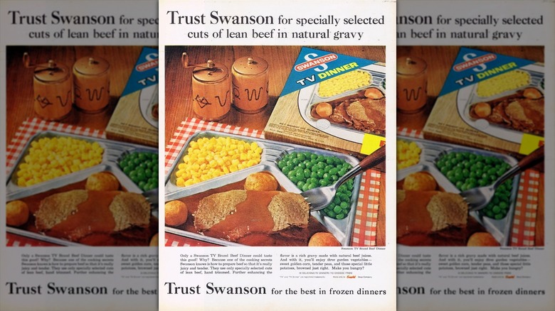 Swanson beef dinner advertisement