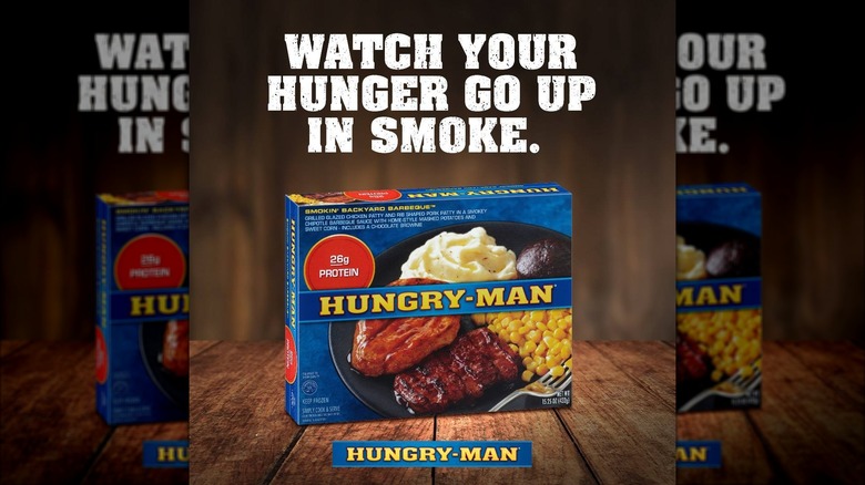 Hungry-Man dinner advertisement