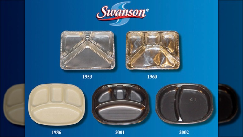 six Swanson dinner trays