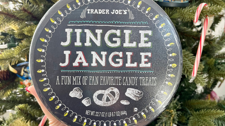 Tin of TJ's Jingle Jangle treats