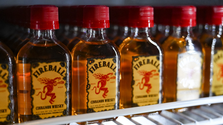 Fireball minis on shelf