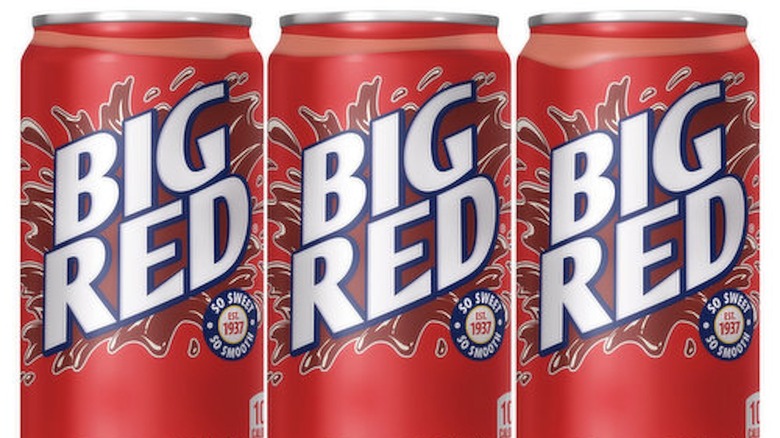 cans of big red soda