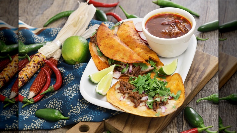 cilantro topped tacos