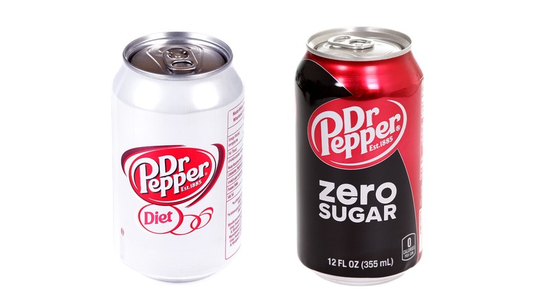 Dr Pepper diet and zero