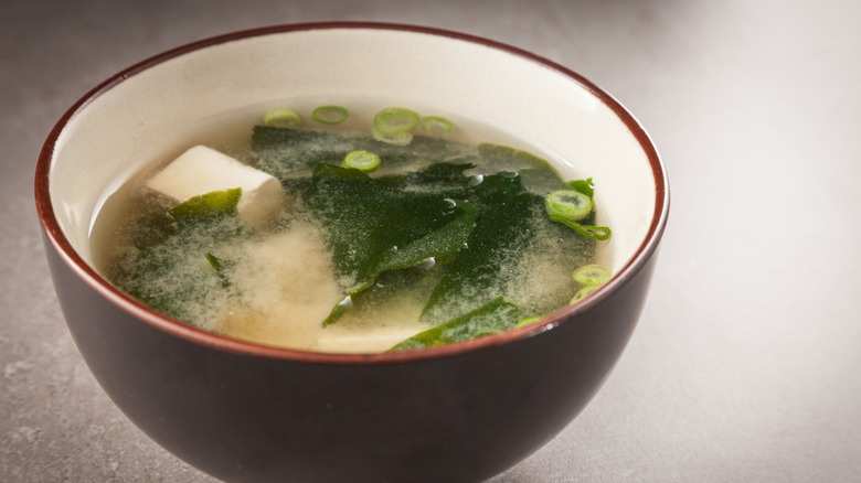 bowl of miso soup