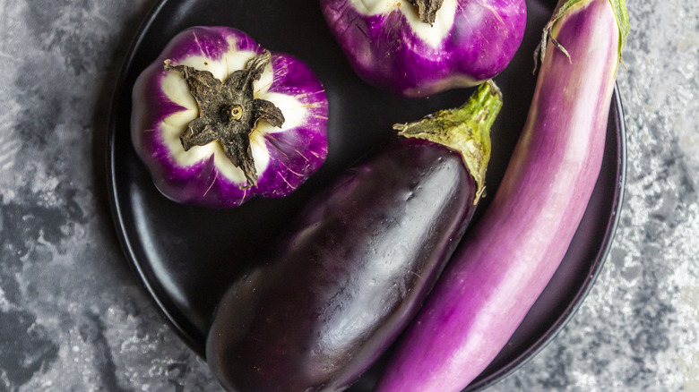 different eggplant varieties