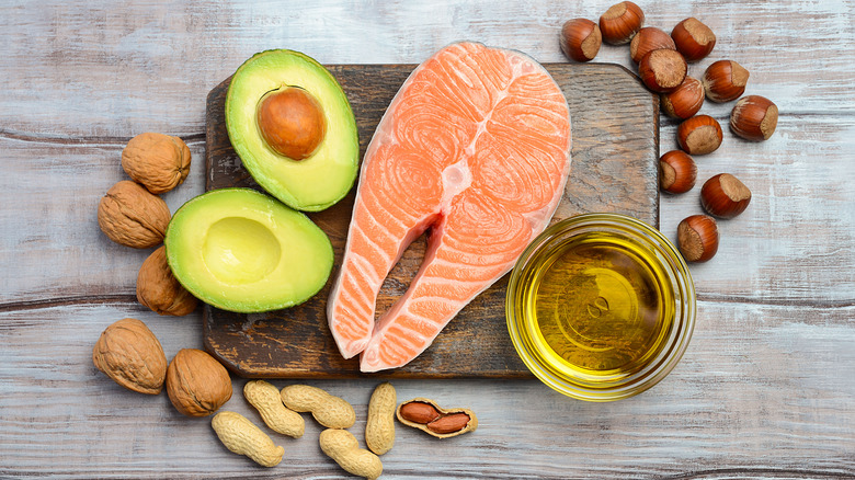 Foods with healthy fats