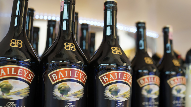 bottles of bailey's