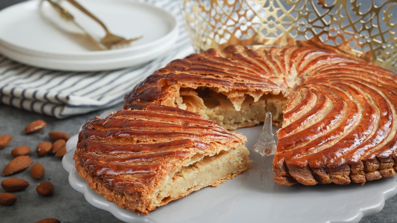 Galette made with frangipane