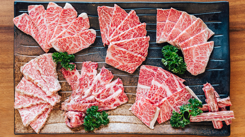 Japanese A5 Wagyu steaks