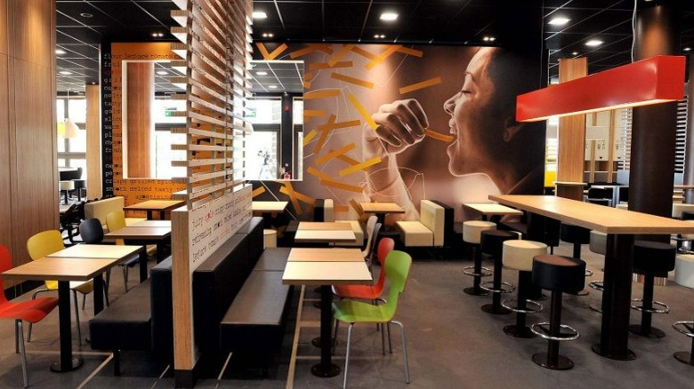 McDonald's dining room