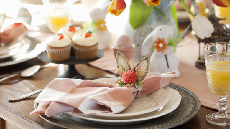 Easter table setting