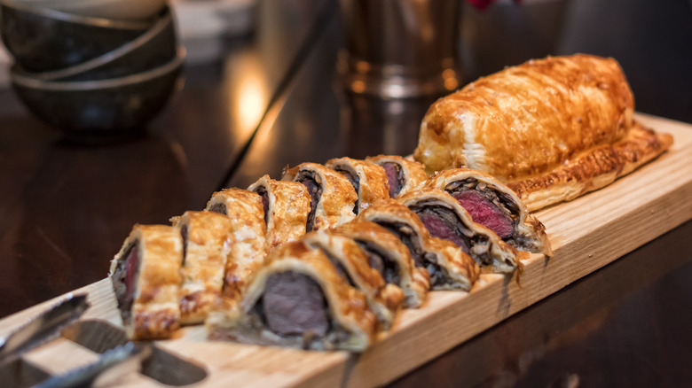 sliced Beef Wellington