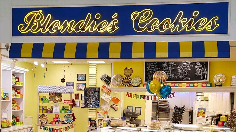 Blondie's Cookies storefront 