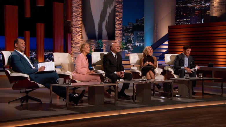 Shark Tank judges seated