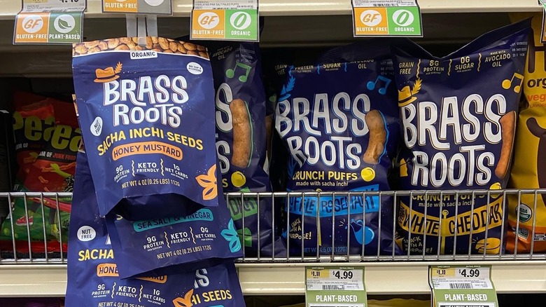 Brass Roost snacks in store 